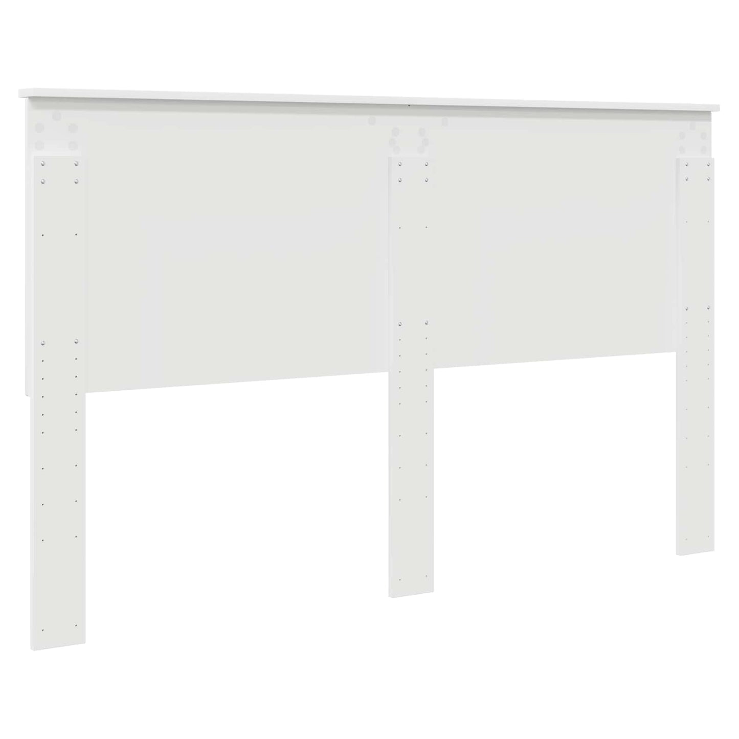Headboard with Headboard Gloss White 160 cm Engineered wood