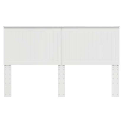Headboard with Headboard Gloss White 160 cm Engineered wood