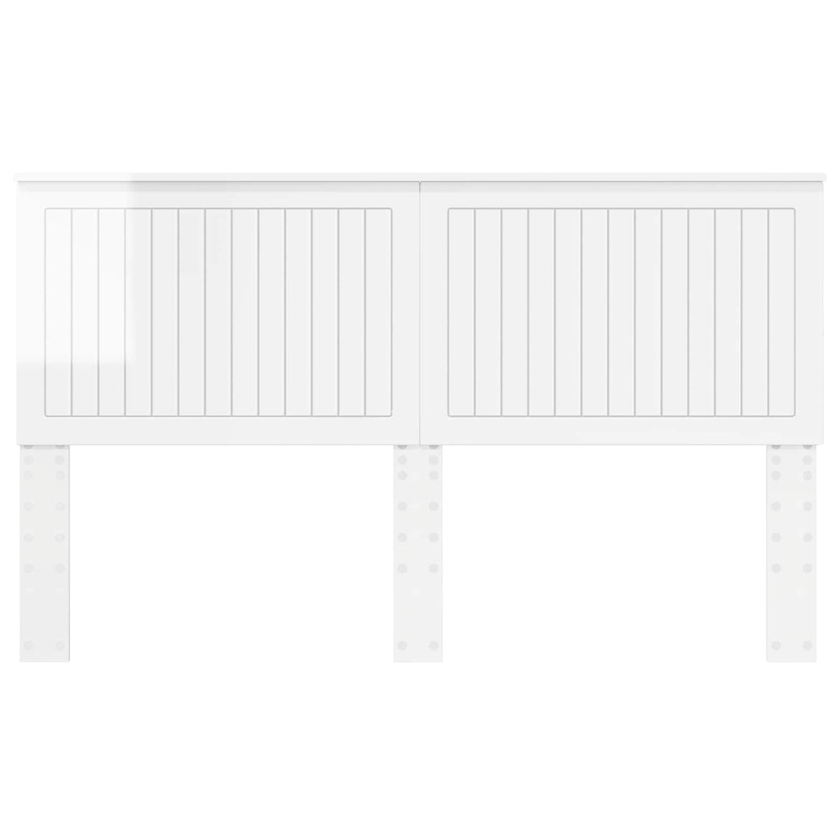 Headboard High Gloss White Engineered wood