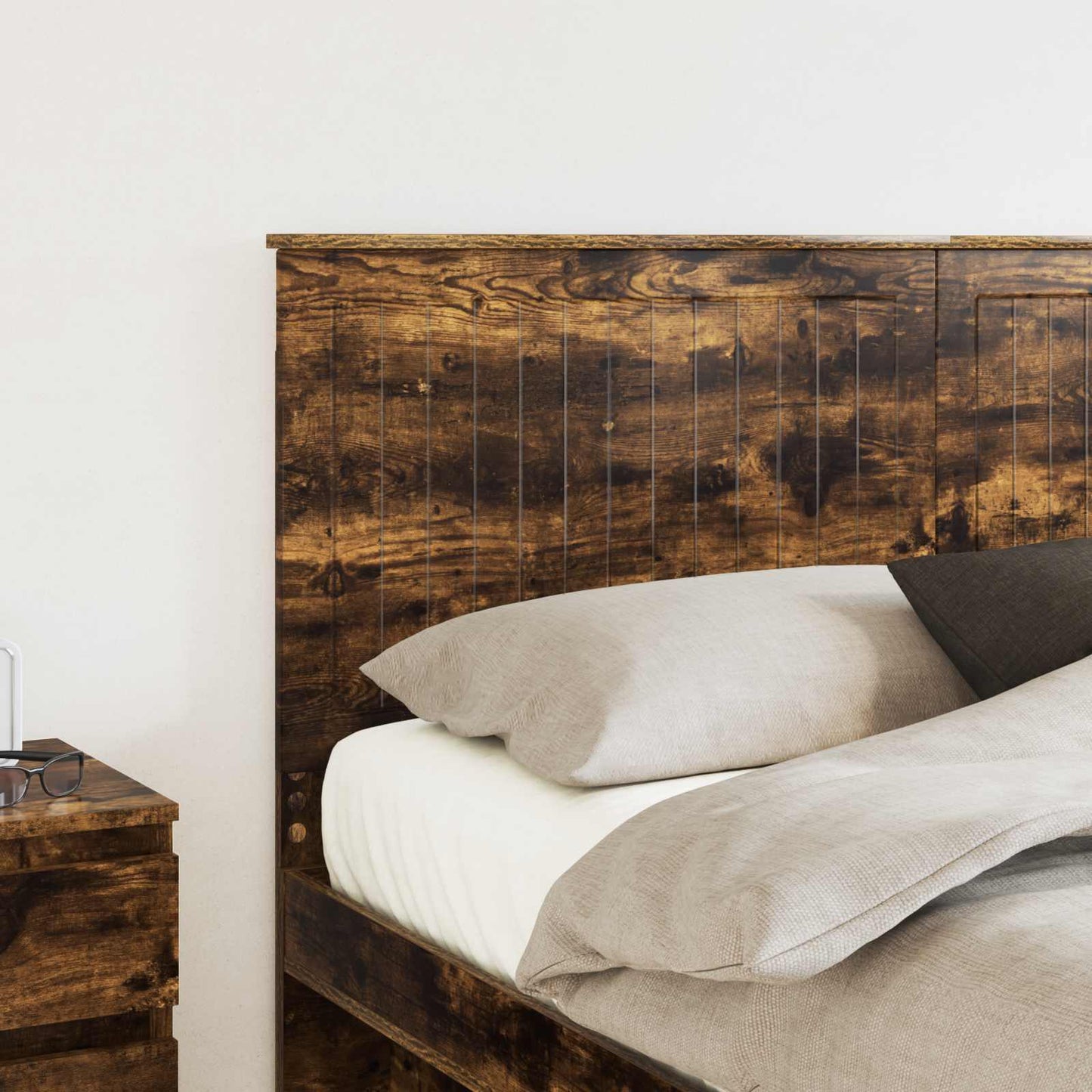 Headboard Smoked Oak Engineered wood