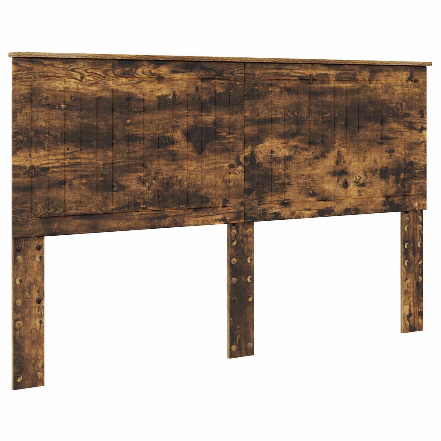 Headboard with Headboard Smoked Oak 160 cm Engineered wood