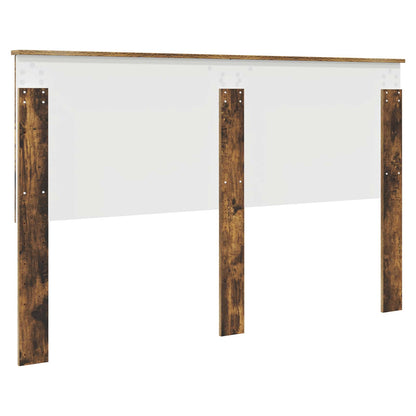 Headboard with Headboard Smoked Oak 160 cm Engineered wood