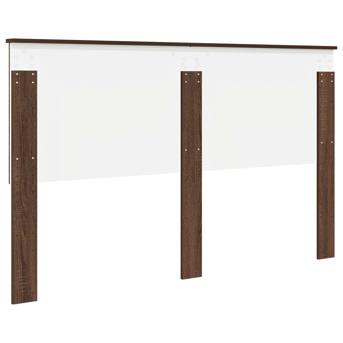 Headboard with Headboard Brown Oak 160 cm Engineered wood
