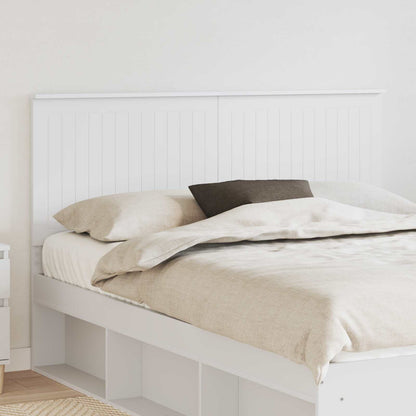 Headboard with Headboard White 150 cm Engineered wood