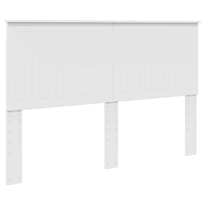 Headboard with Headboard White 150 cm Engineered wood