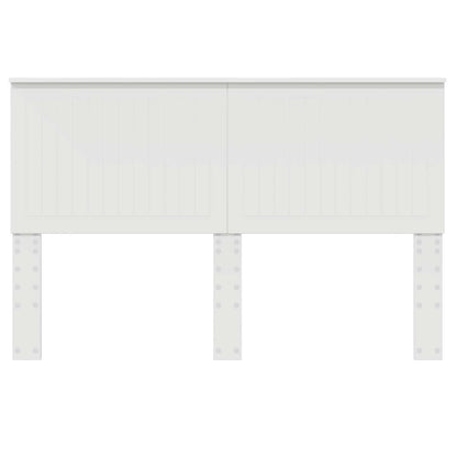 Headboard with Headboard White 150 cm Engineered wood