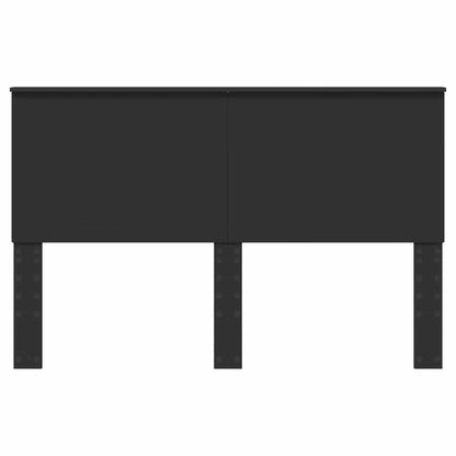 Headboard with Headboard Black Oak 150 cm Engineered wood