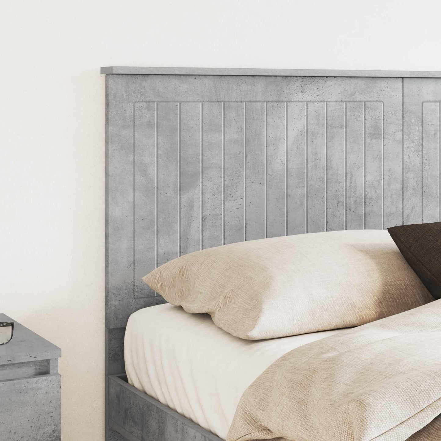 Headboard Concrete Grey Engineered wood