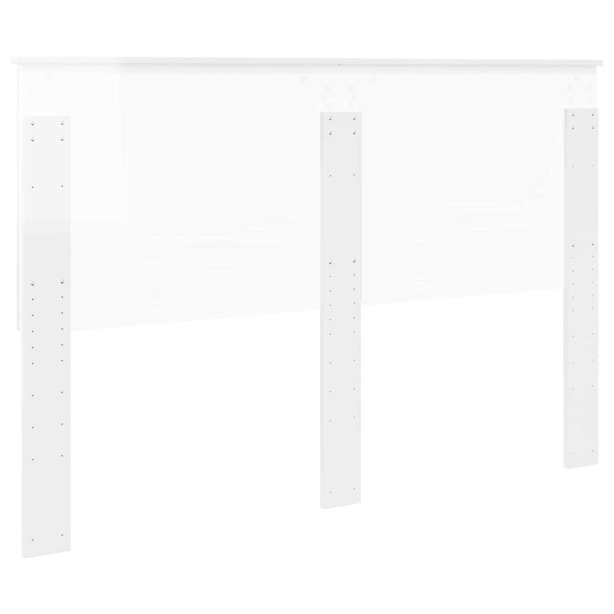 Headboard High Gloss White Engineered wood