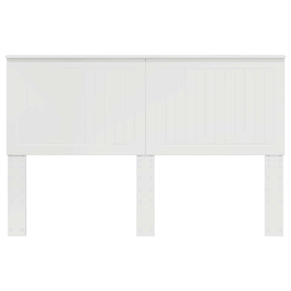 Headboard with Headboard Gloss White 150 cm Engineered wood