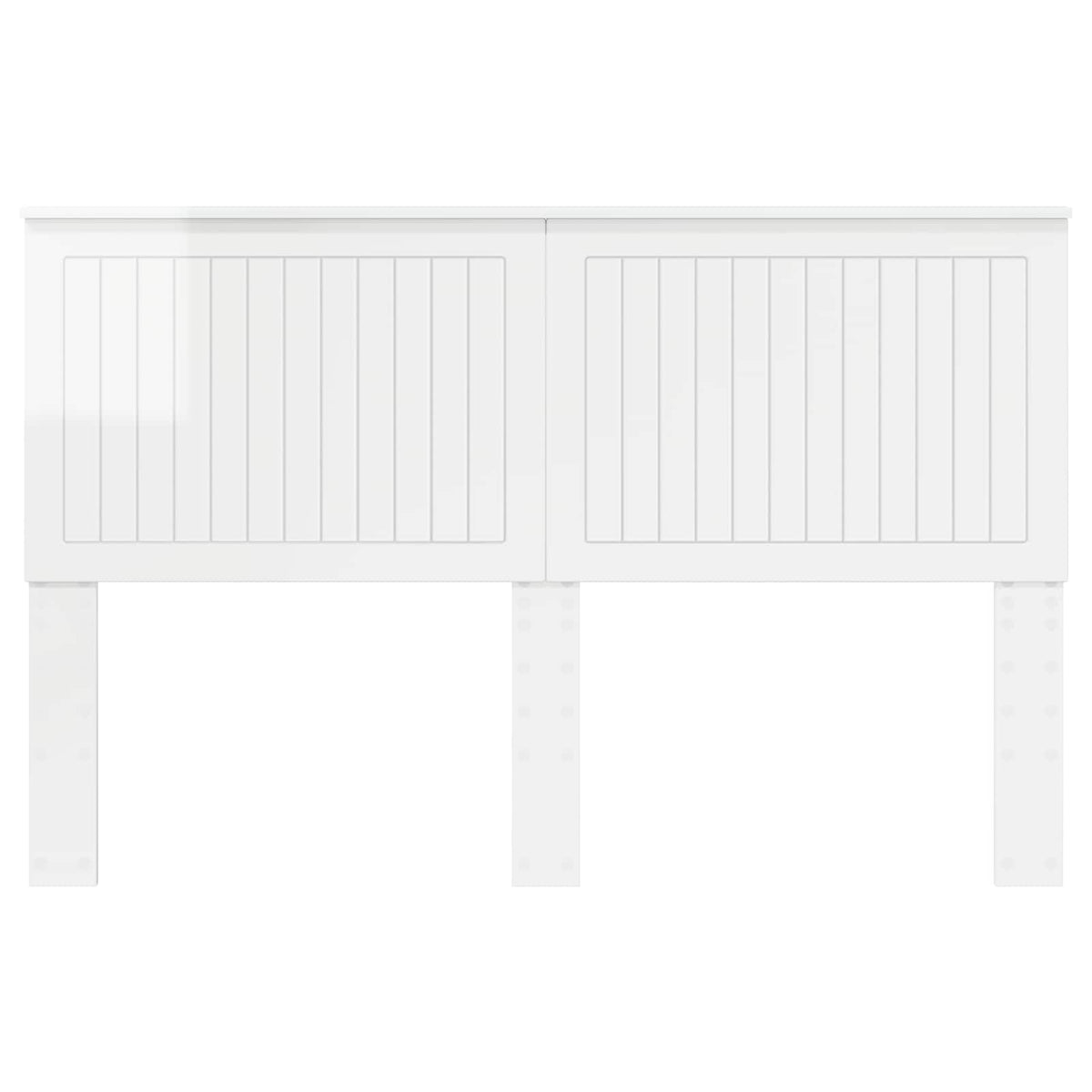 Headboard High Gloss White Engineered wood