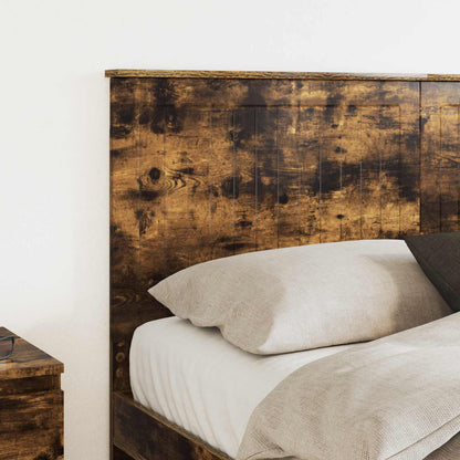 Headboard with Headboard Smoked Oak 150 cm Engineered wood