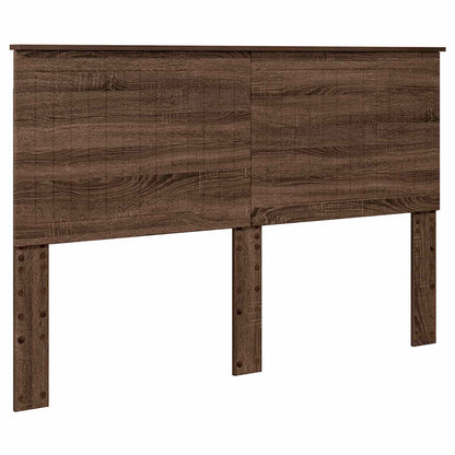 Headboard with Headboard Brown Oak 150 cm Engineered wood