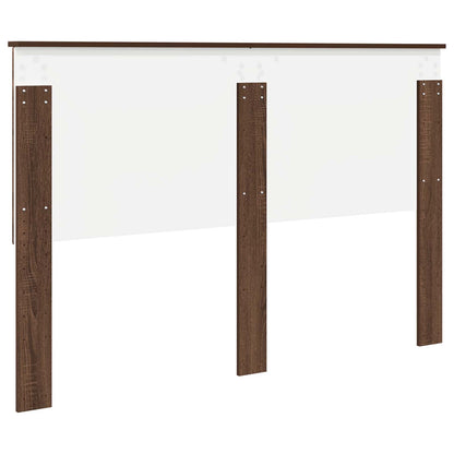 Headboard with Headboard Brown Oak 150 cm Engineered wood