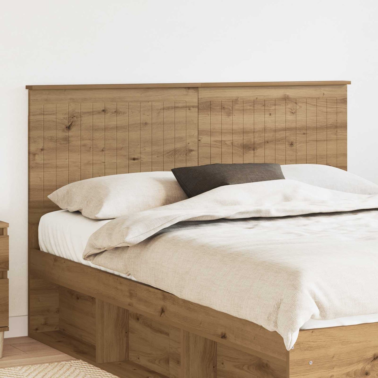 Headboard with Headboard Artisan Oak 150 cm Engineered wood