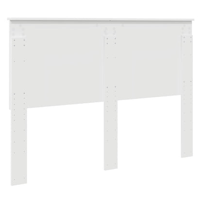 Headboard with Headboard White 140 cm Engineered wood