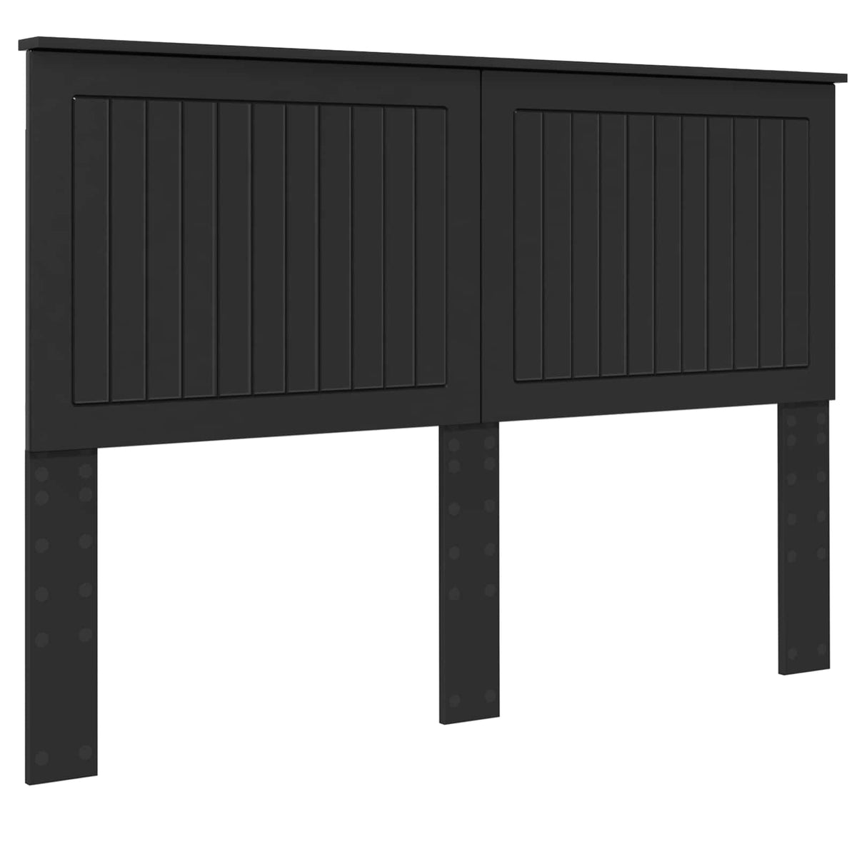 Headboard Black Engineered wood