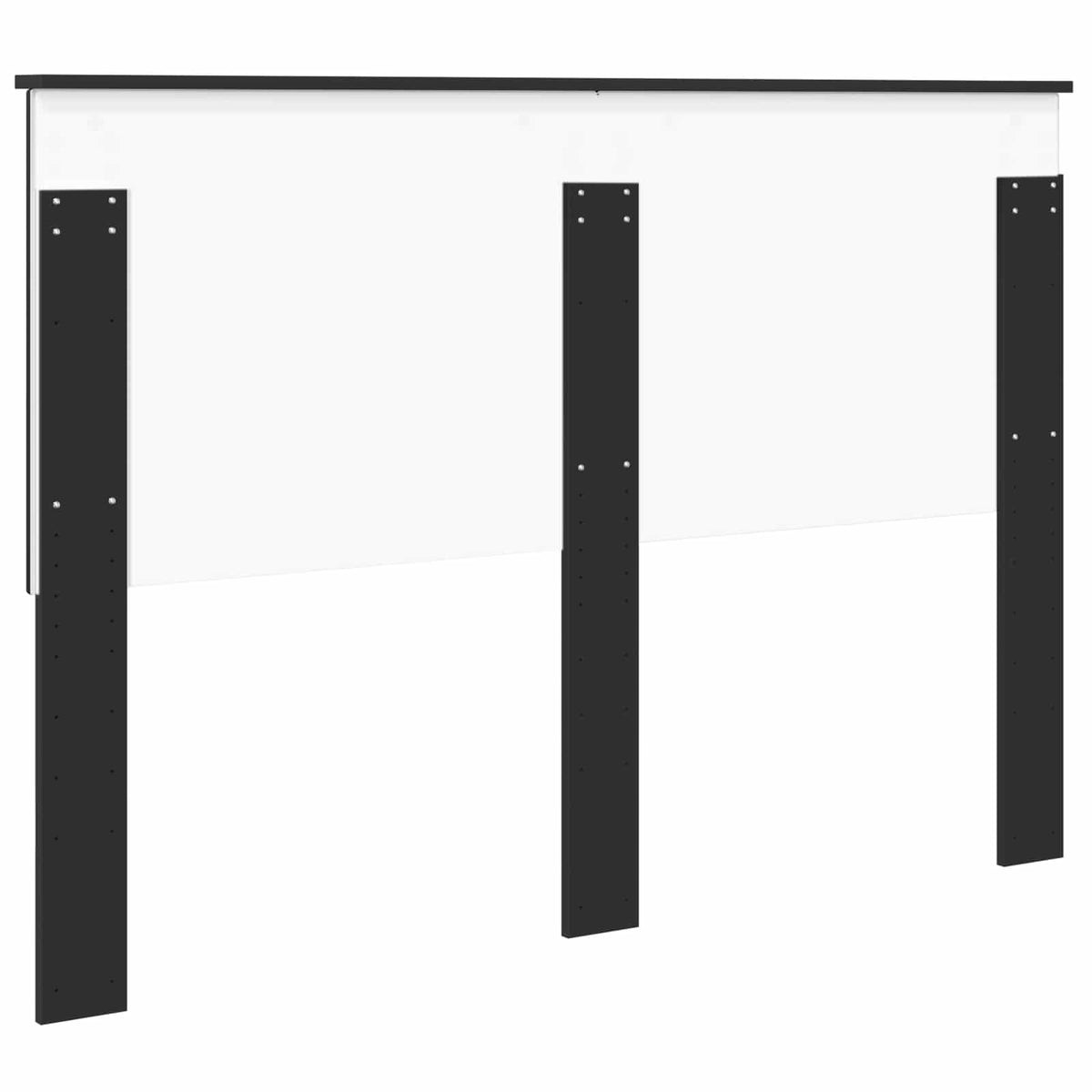 Headboard Black Engineered wood