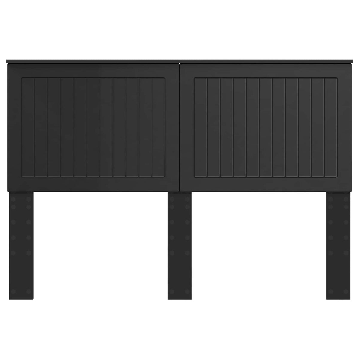 Headboard Black Engineered wood