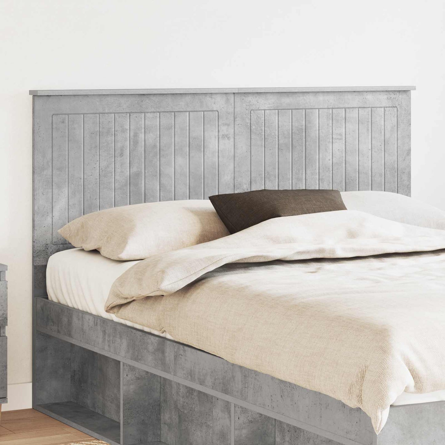 Headboard Concrete Grey Engineered wood
