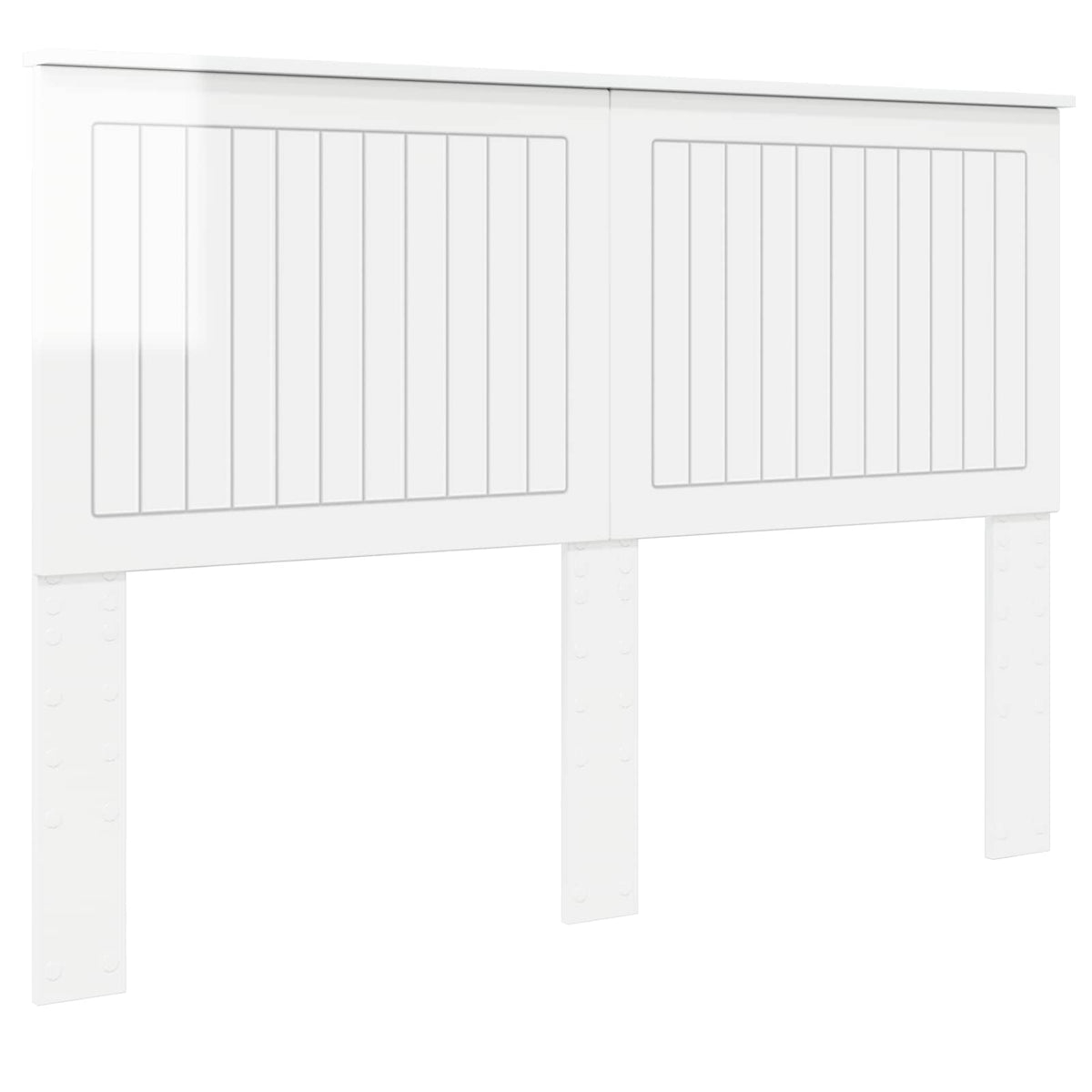 Headboard High Gloss White Engineered wood