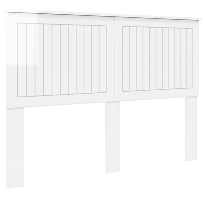 Headboard High Gloss White Engineered wood