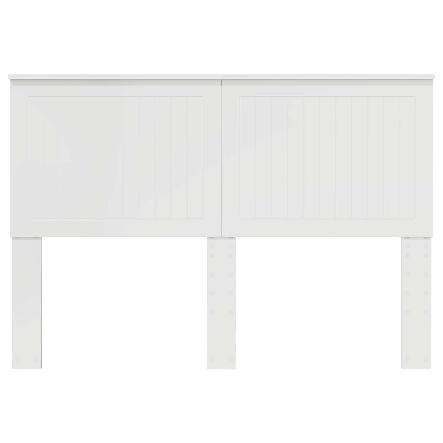 Headboard with Headboard Gloss White 140 cm Engineered wood