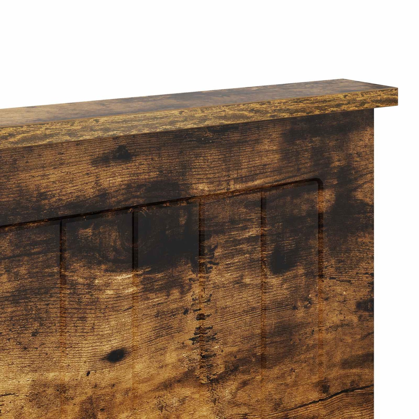 Headboard with Headboard Smoked Oak 140 cm Engineered wood