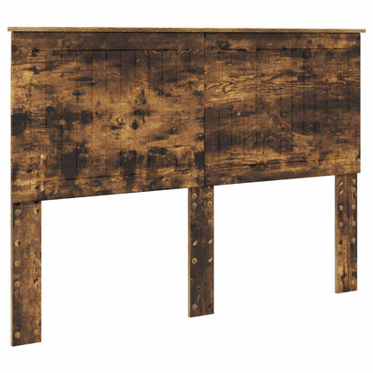 Headboard with Headboard Smoked Oak 140 cm Engineered wood