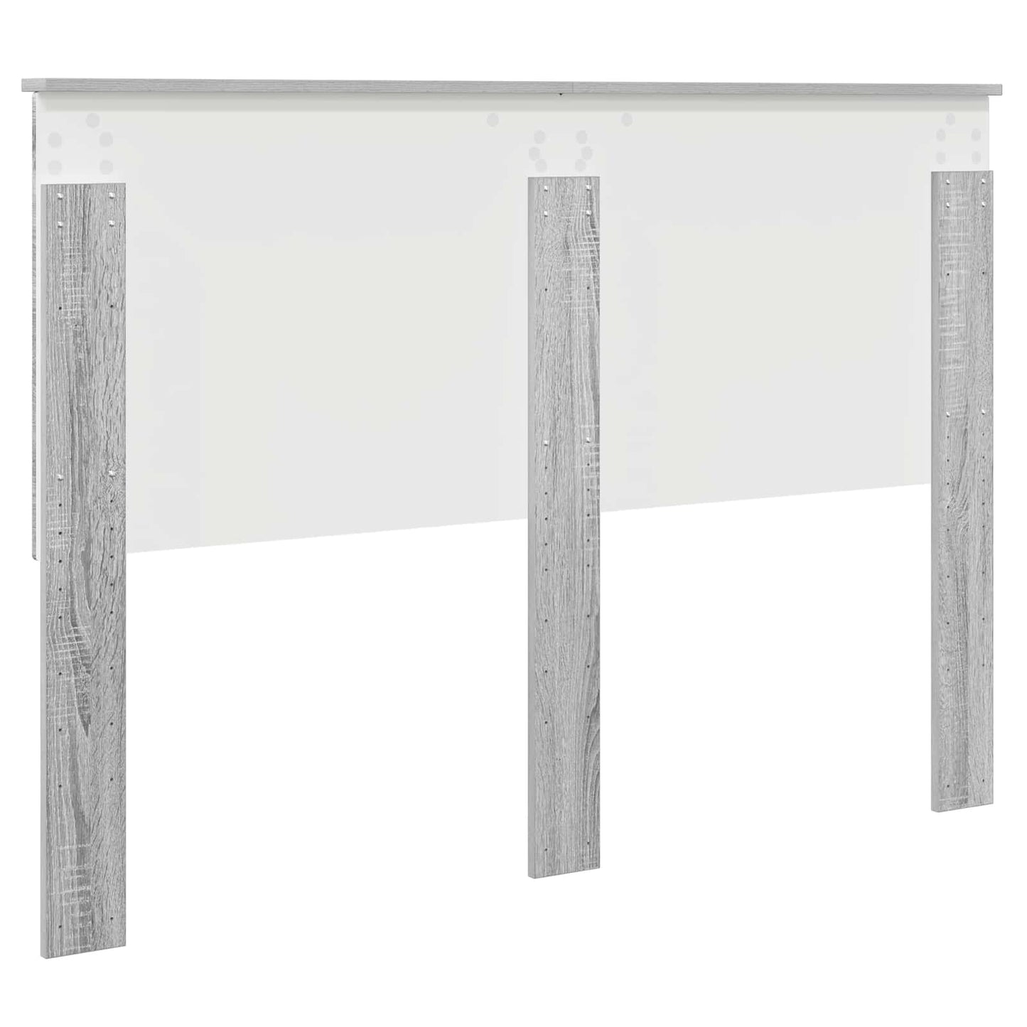 Headboard with Headboard Grey Sonoma 140 cm Engineered wood