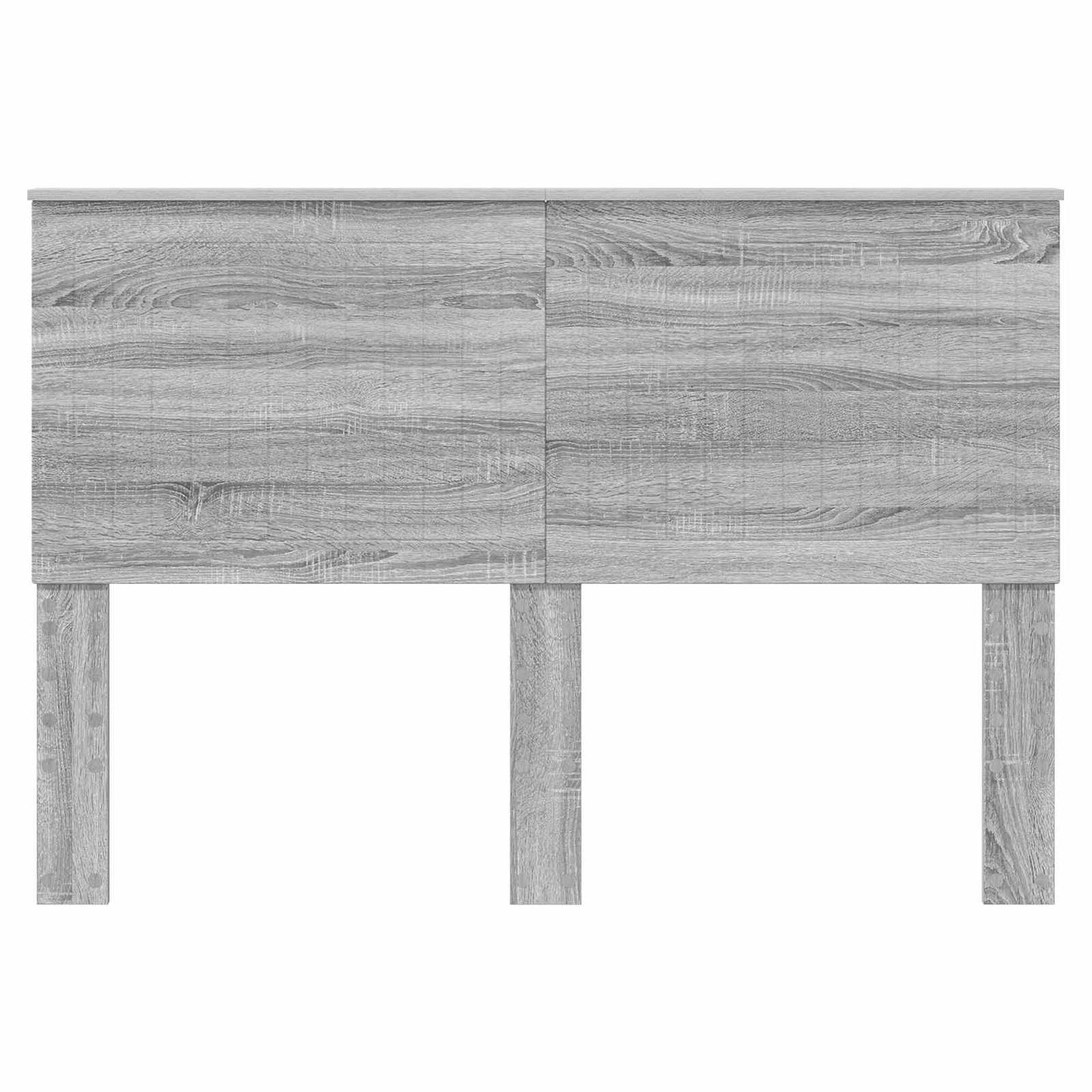 Headboard with Headboard Grey Sonoma 140 cm Engineered wood