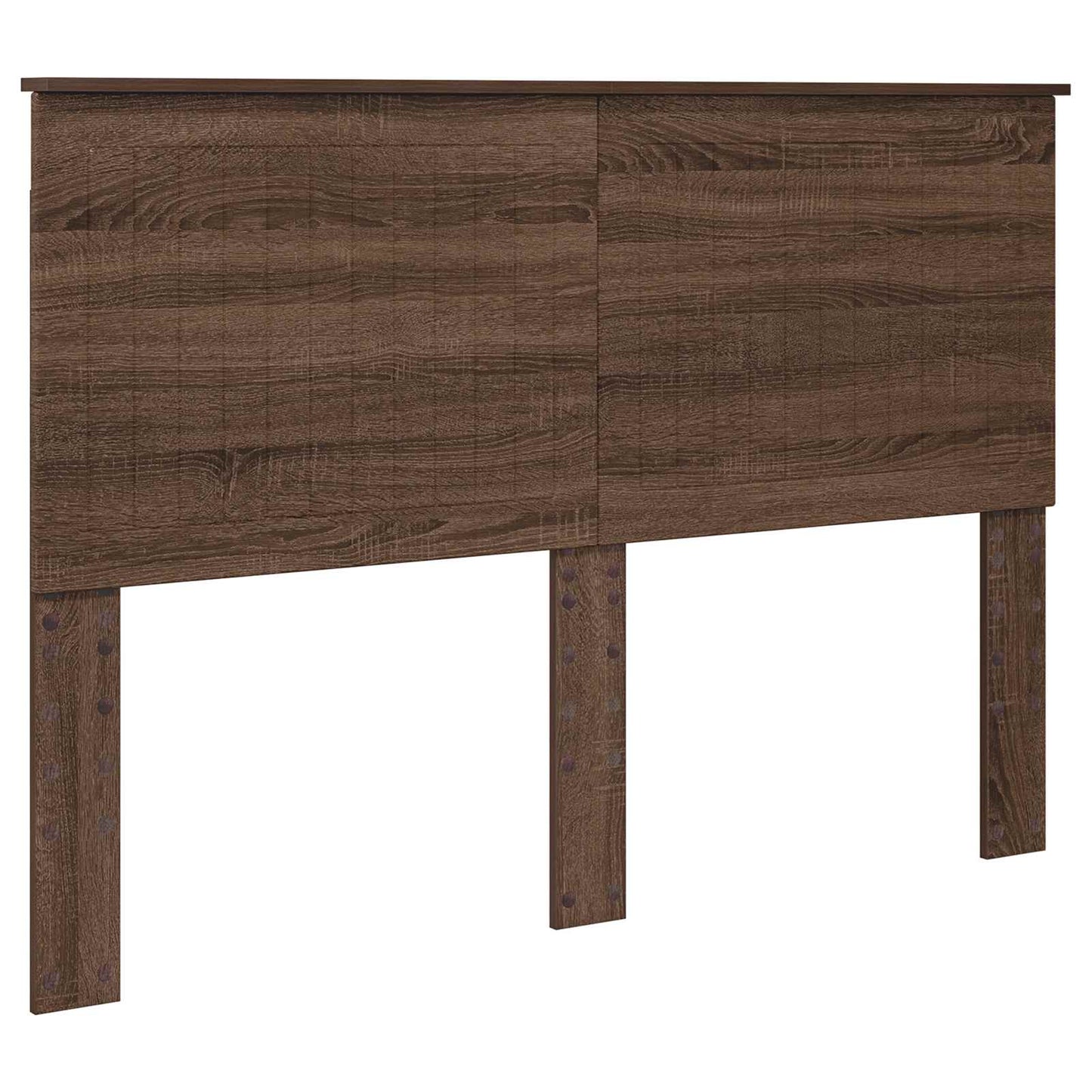 Headboard with Headboard Brown Oak 140 cm Engineered wood