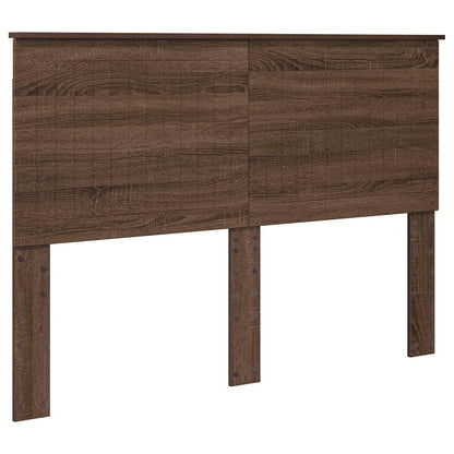 Headboard with Headboard Brown Oak 140 cm Engineered wood