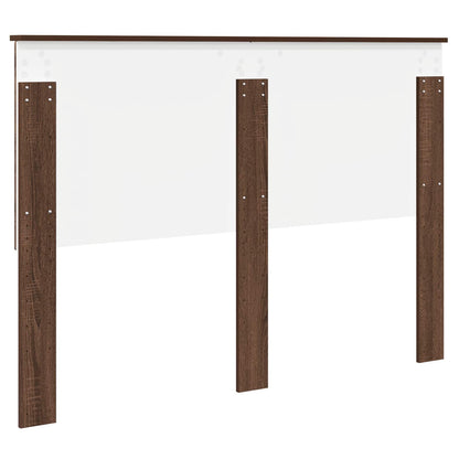 Headboard with Headboard Brown Oak 140 cm Engineered wood
