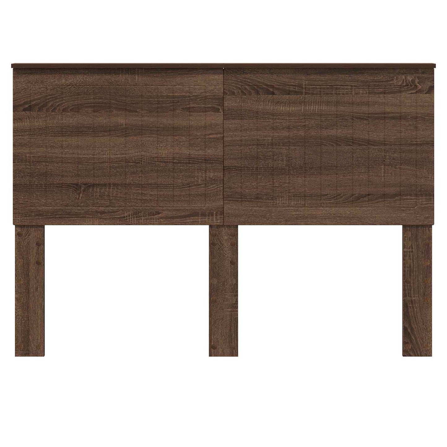 Headboard with Headboard Brown Oak 140 cm Engineered wood