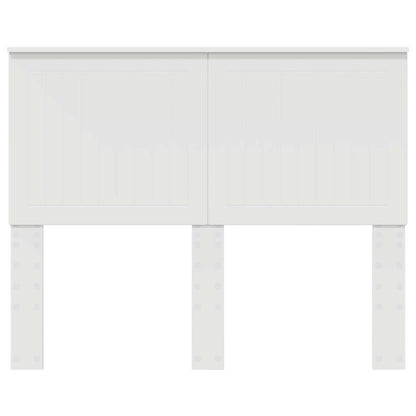 Headboard with Headboard White 135 cm Engineered wood