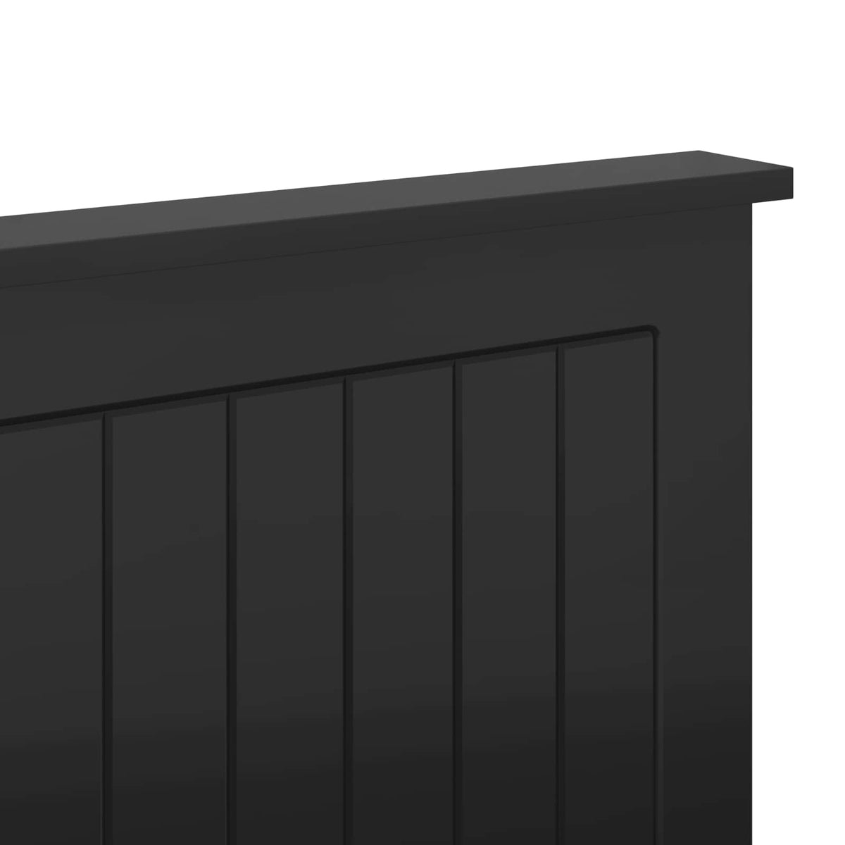 Headboard Black Engineered wood