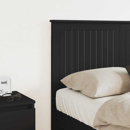 Headboard Black Engineered wood