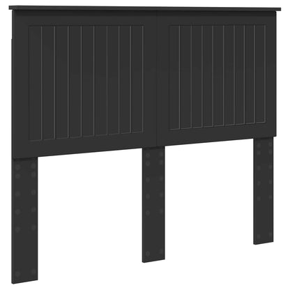 Headboard Black Engineered wood