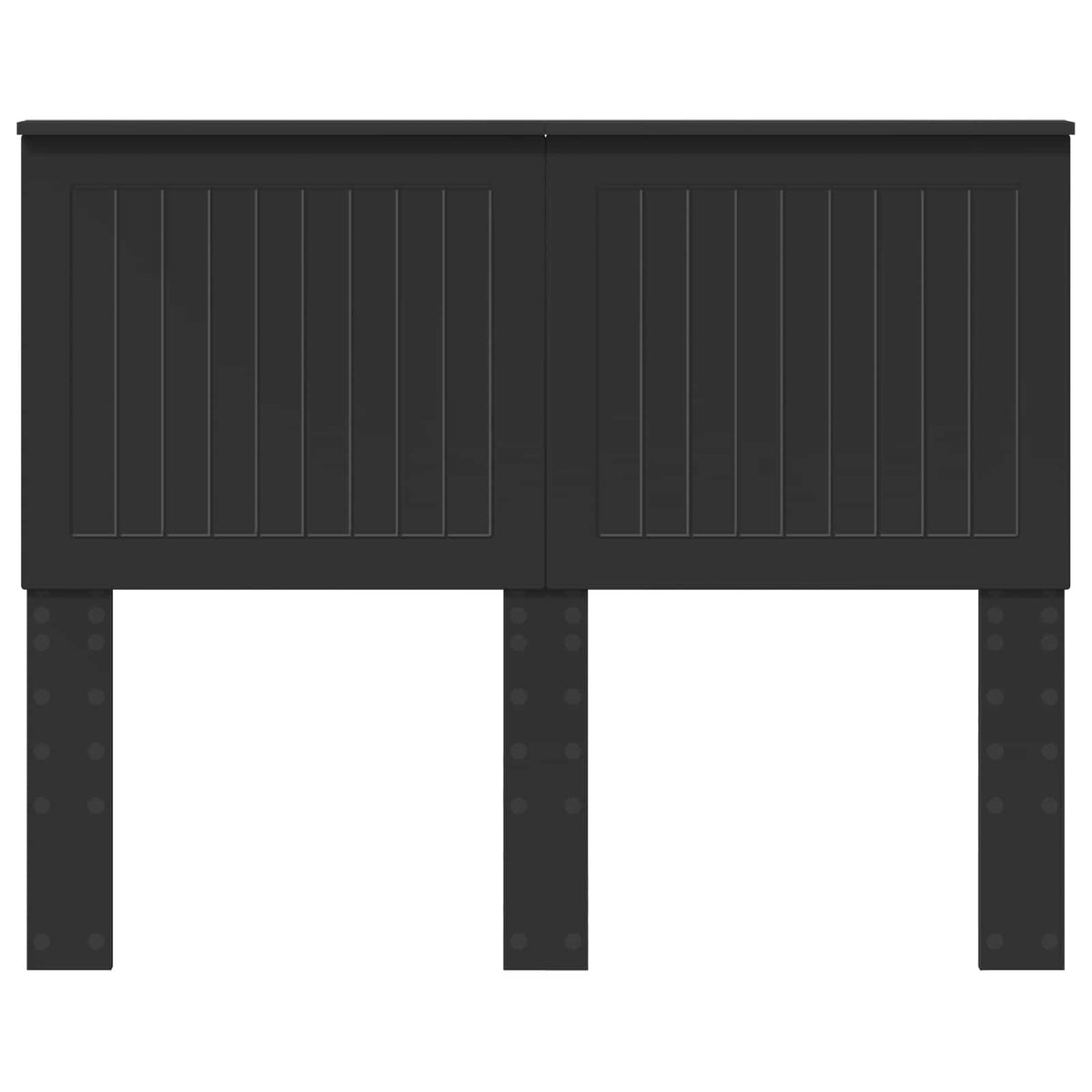 Headboard Black Engineered wood