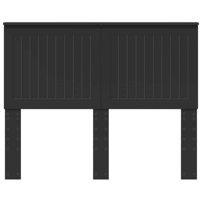 Headboard Black Engineered wood