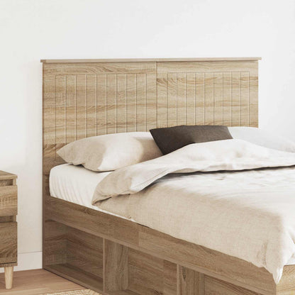 Headboard with Headboard Sonoma Oak 135 cm Engineered wood