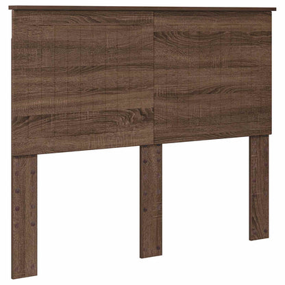 Headboard with Headboard Brown Oak 135 cm Engineered wood
