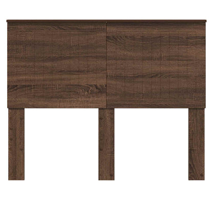 Headboard with Headboard Brown Oak 135 cm Engineered wood