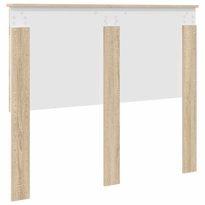 Headboard with Headboard Sonoma Oak 120 cm Engineered wood