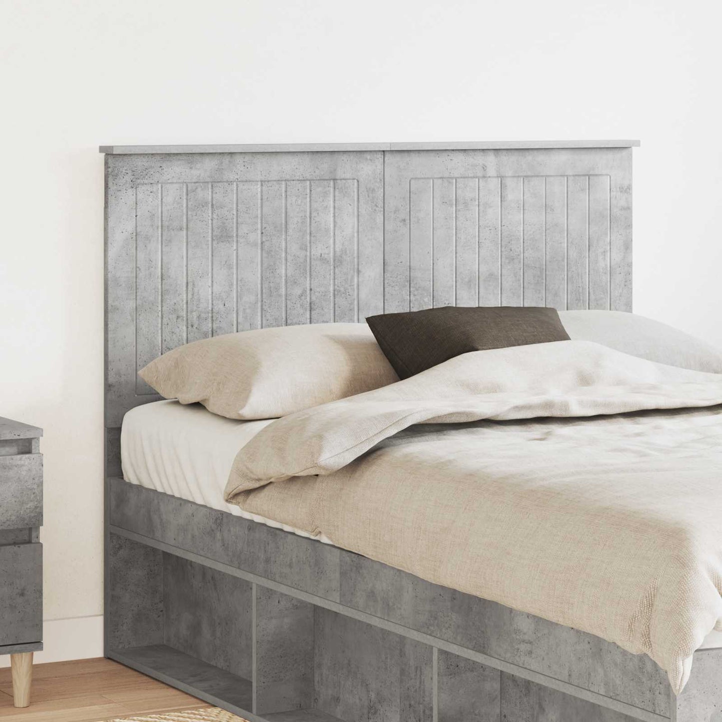 Headboard Concrete Grey Engineered wood