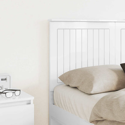 Headboard High Gloss White Engineered wood