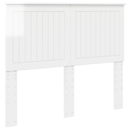 Headboard High Gloss White Engineered wood
