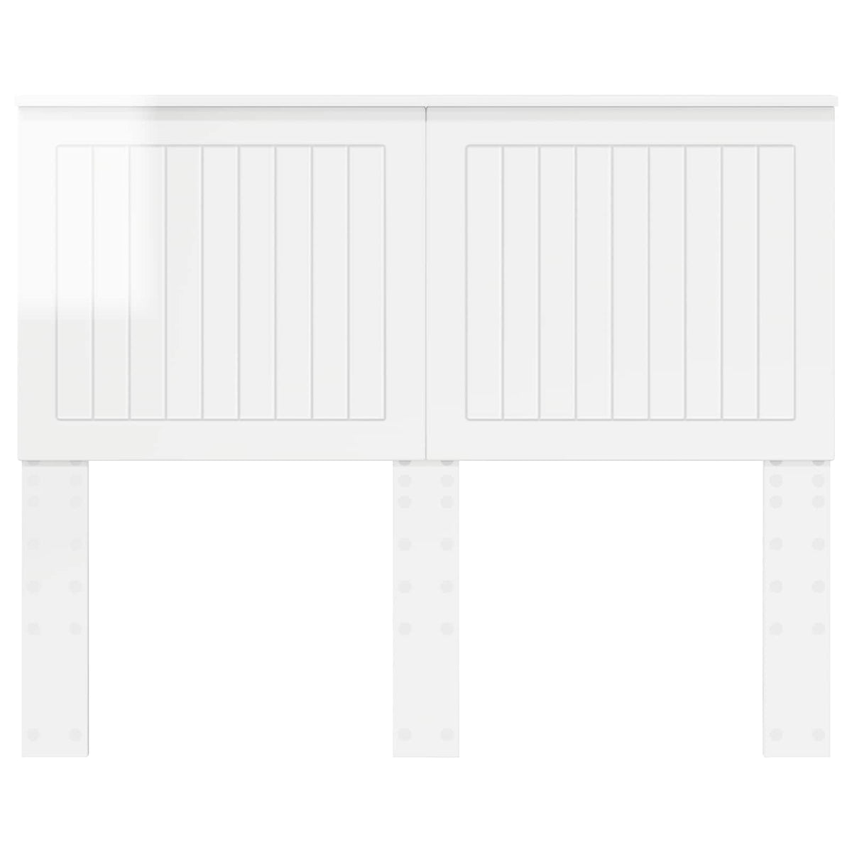 Headboard High Gloss White Engineered wood