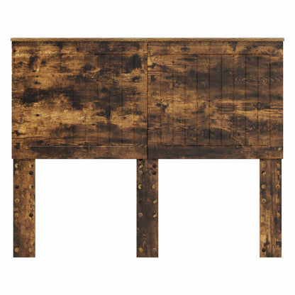 Headboard with Headboard Smoked Oak 120 cm Engineered wood